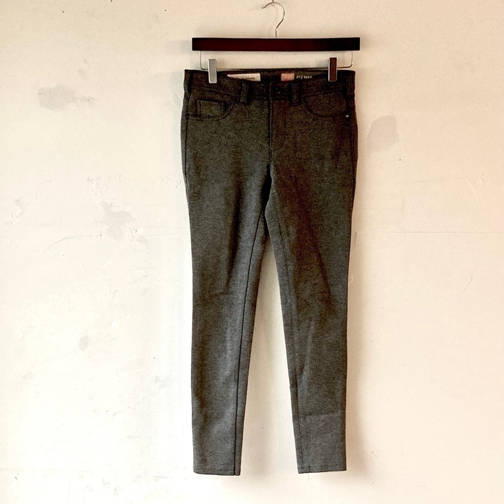 Anthropologie Pilcro Letterpress Ponte Serif Hybrid Pant - Picture 3 of 9
